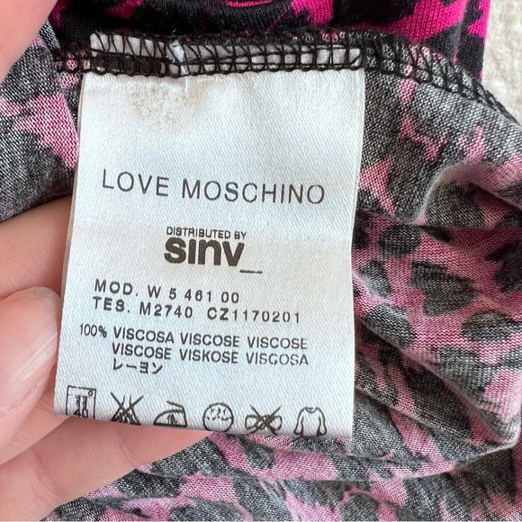 Love Moschino Cheetah Print Sleeveless Dress - Picture 6 of 13